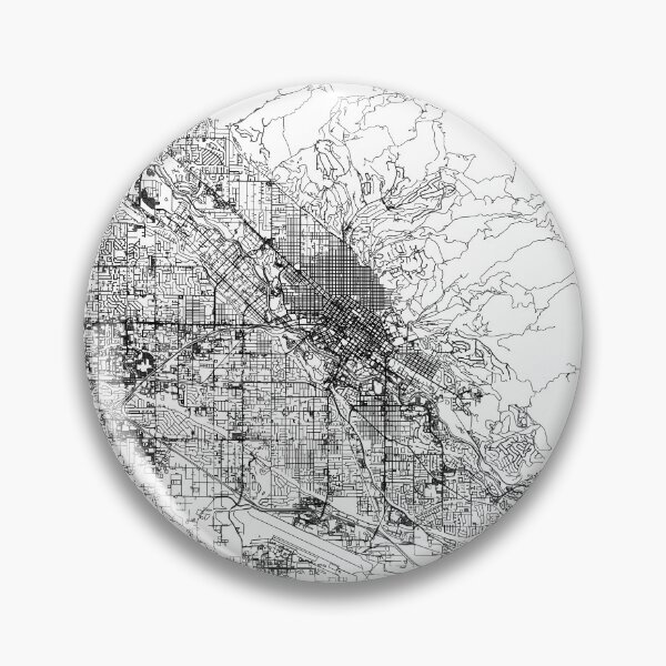 Artikelvorschau, Boise White-Karte entworfen und verkauft von multiplicitymap.