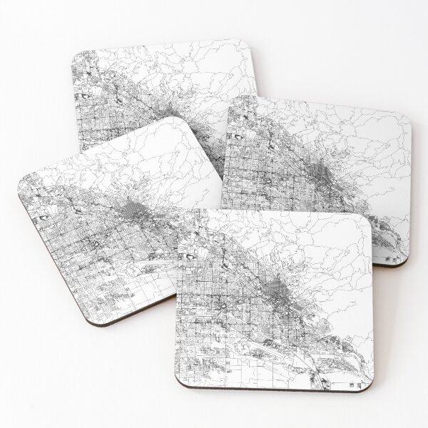 Item preview, Boise White Map designed and sold by multiplicitymap.