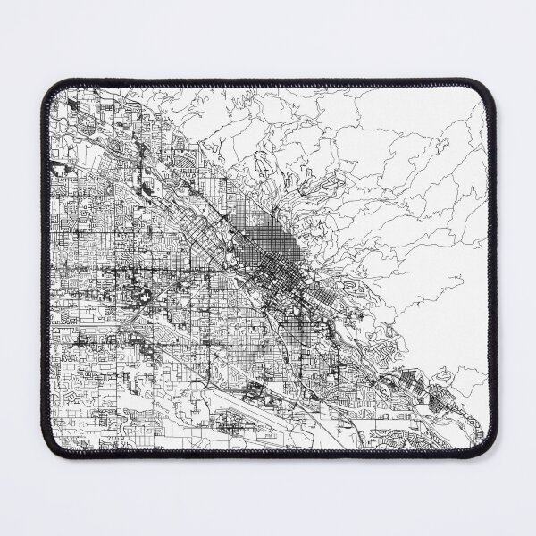 Item preview, Boise White Map designed and sold by multiplicitymap.