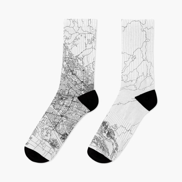 Item preview, Boise White Map designed and sold by multiplicitymap.