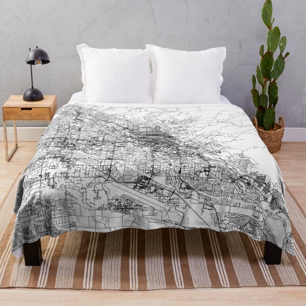 Item preview, Boise White Map designed and sold by multiplicitymap.