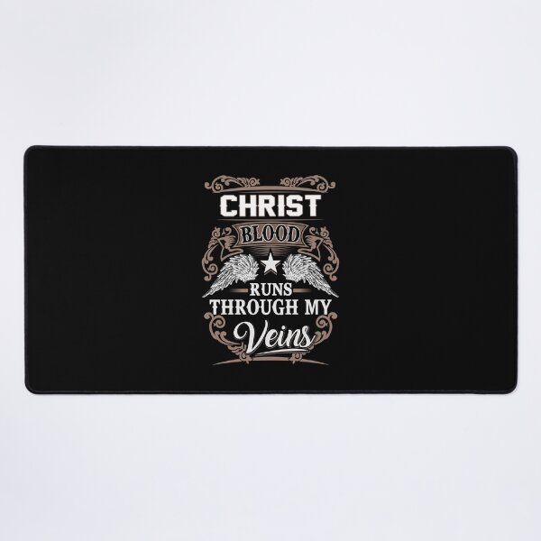 Item preview, Christ Name T Shirt - Christ Blood Runs Through My Veins  Gift Item Tee designed and sold by hautalachante.