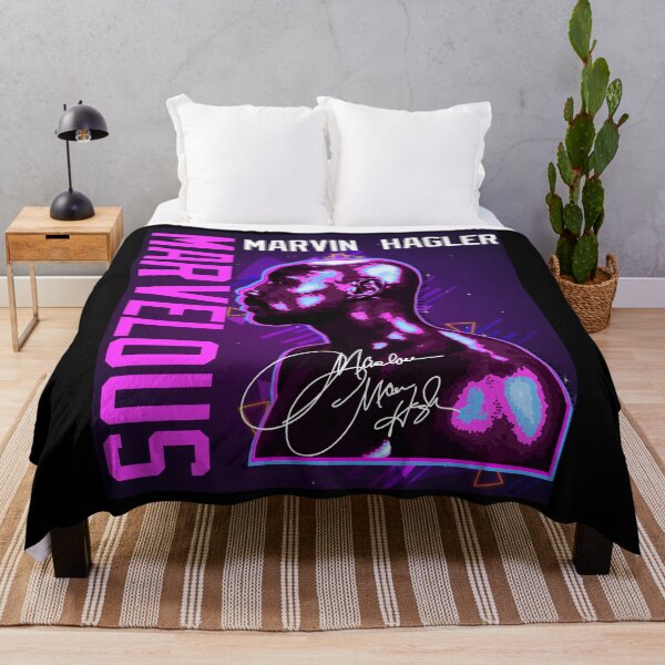 Item preview, Vintage Marvelous Marvin Hagler Boxing Legend Signature Retro 80s 90s Rap Style designed and sold by RamonaBernhard.