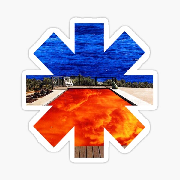red hot rainbow Sticker