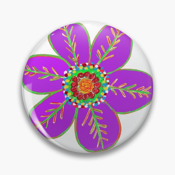Item preview, Artsy Purple Green Flower designed and sold by TamiraZDesigns.
