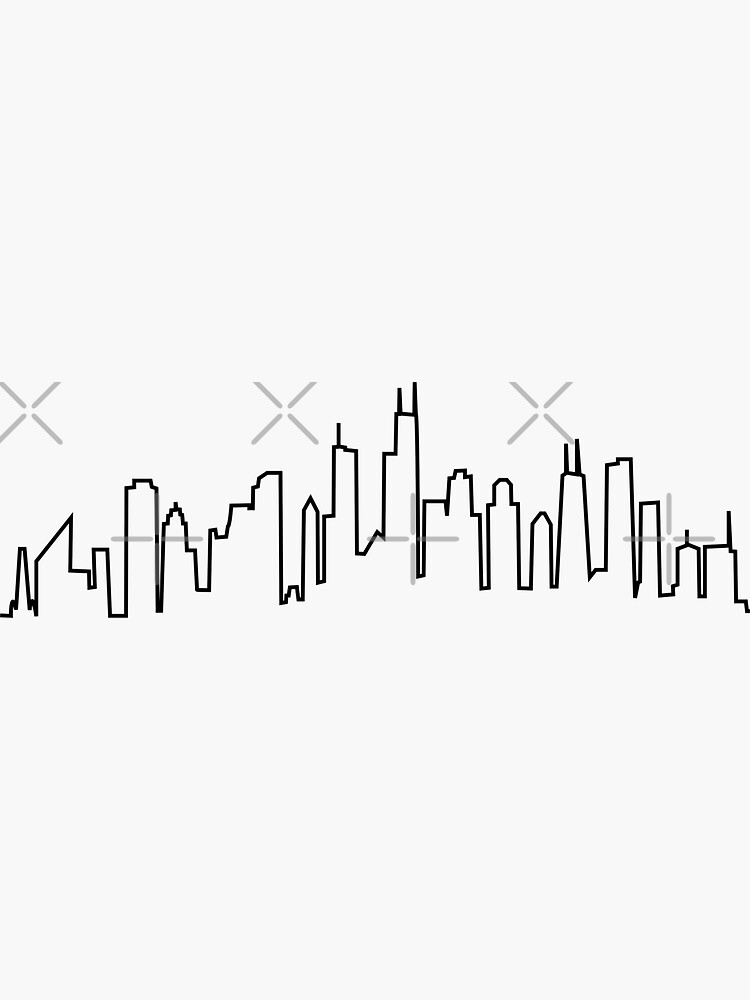 Chicago City Skyline by Ashleylcoop