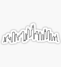 Chicago City Skyline Sticker