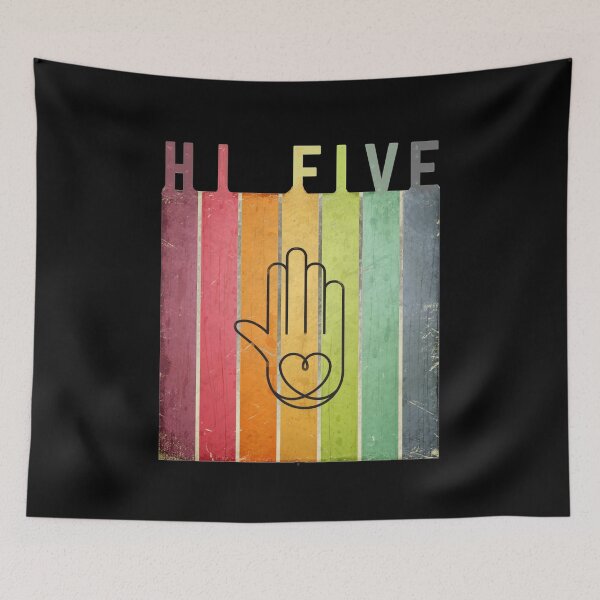 Item preview, Vintage Stripes Hi Five  designed and sold by Ruby Jackson.