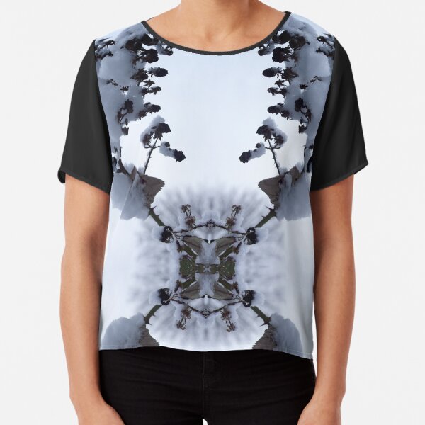 Snow Bow #1 Chiffon Top