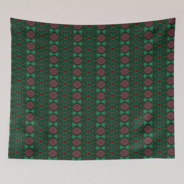 Item preview, African print Colorful red and green colors.  designed and sold by NaniniDesigns.