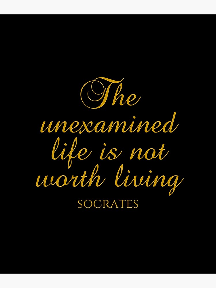 Socrates Quote - The Only True Wisdom Is In Knowing You Know Nothing -  Wisdom - Gold | Poster