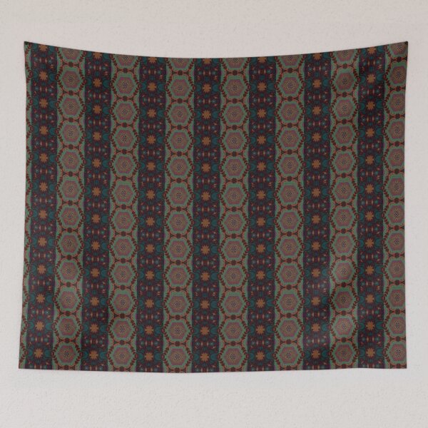 Item preview, African print Colorful brown, purple, orange, and green colors.  designed and sold by NaniniDesigns.