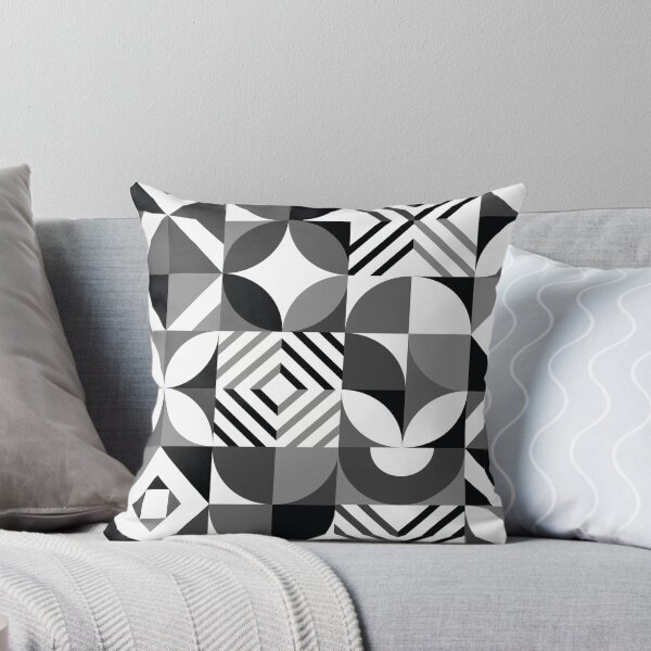 Item preview, Black and White Neo Geometric Art | 1980's Retro Art designed and sold by Vibrant Creations.