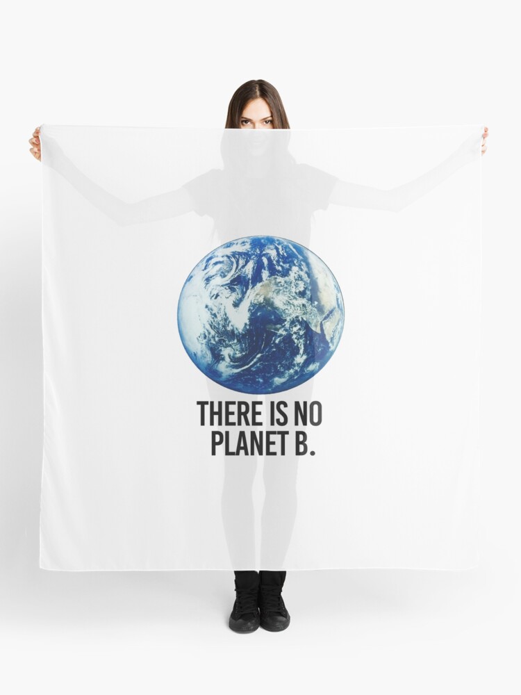 There Is No Planet B Scarf By Partyfarty Redbubble