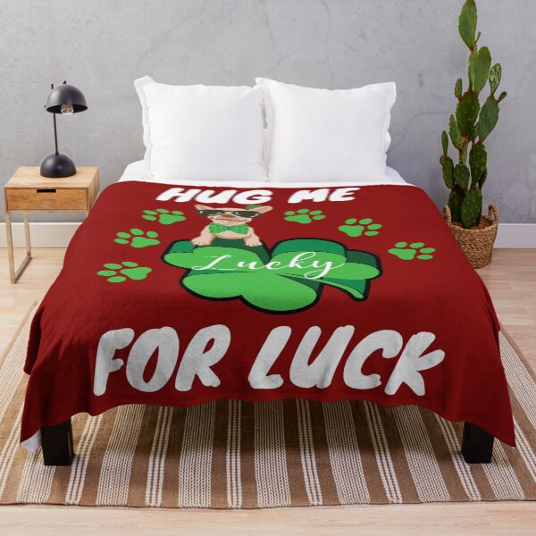 Item preview, Hug Me For Luck, Funny Lucky Dog designed and sold by BronikowskiART.