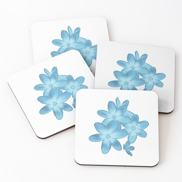 Item preview, Pretty Blue Flower Design designed and sold by amsonia-art.