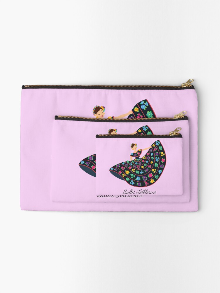 Pencil Pouch Elephant Ballerina Pencil Pouch 2 Pocket Pencil Case Organizer  Pencil Bag Black 