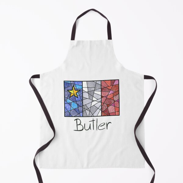 Item preview, Acadian Flag pastel mosaic Butler - Drapeau acadien mosaïque pastel vitrail Butler designed and sold by ColoursOfFrance.