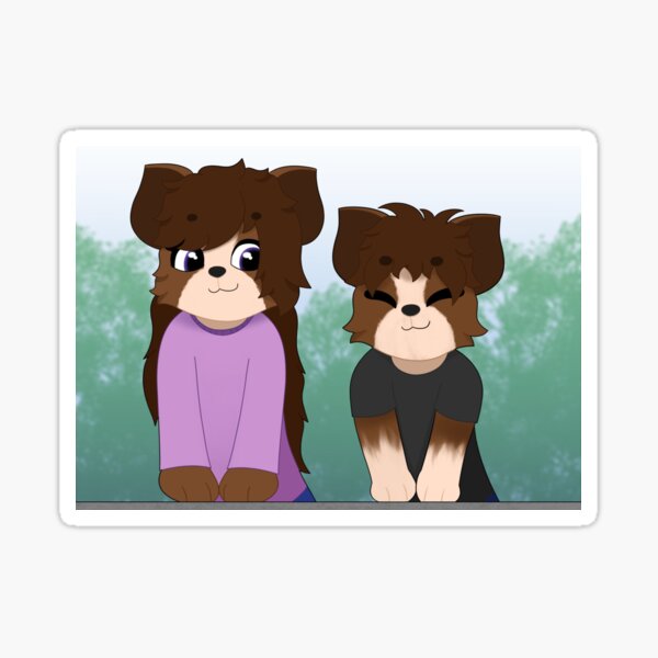 The Tabby Siblings (Vivian and Hunter) Sticker