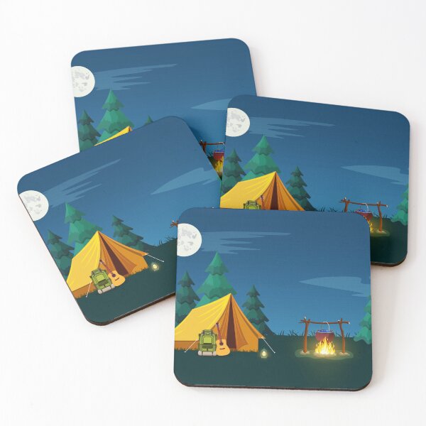 Item preview, Camping and Mountain Camp designed and sold by MatildaWatson.