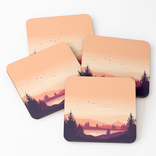 Item preview, sunset landscape designed and sold by MatildaWatson.