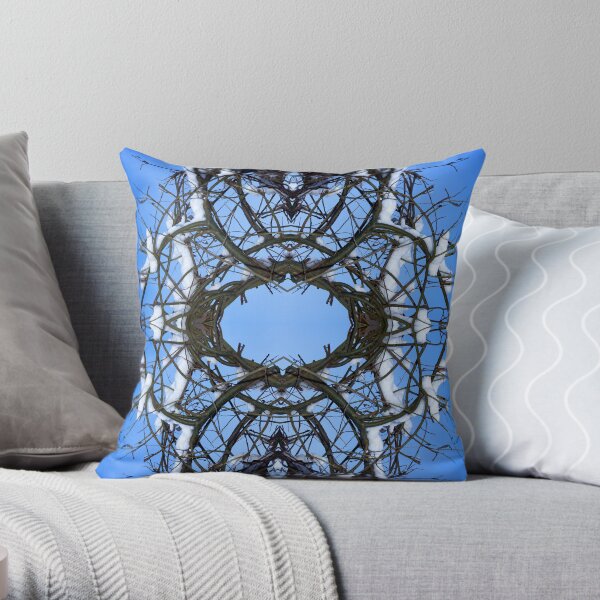 Snow Bow #2 Throw Pillow