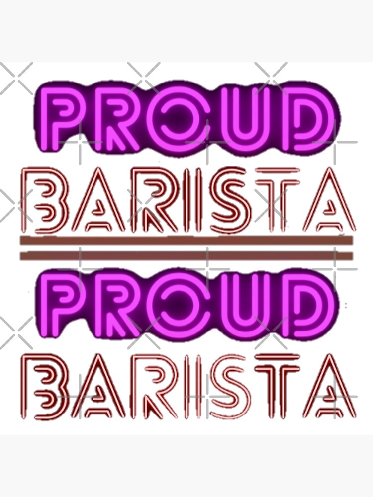 "NATIONAL BARISTA DAY BARISTA DAY MARCH 01" Poster by OurTrendyStuff