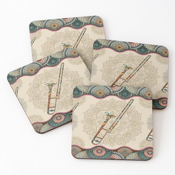 Artikelvorschau, Posaune Vintage Mandala entworfen und verkauft von MatildaWatson.