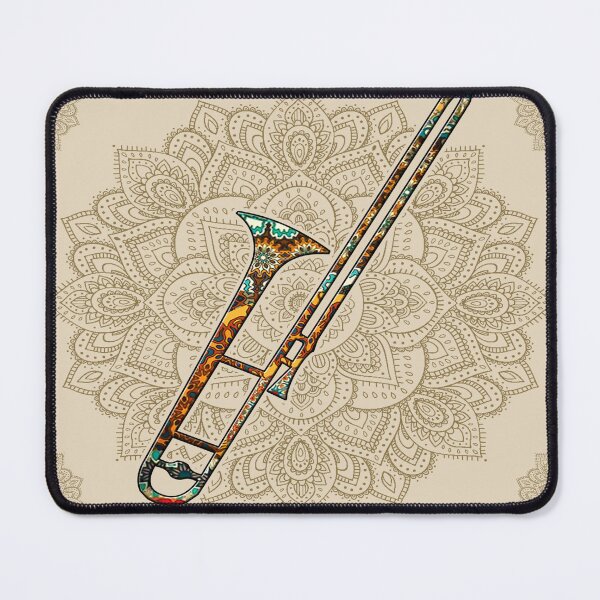 Item preview, Trombone Vintage Mandala designed and sold by MatildaWatson.