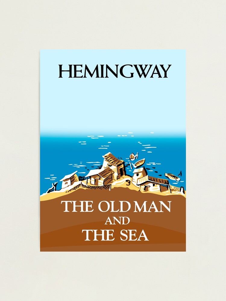 The Old Man and the Sea - Hemingway Postcard for Sale by TheBlueBox115