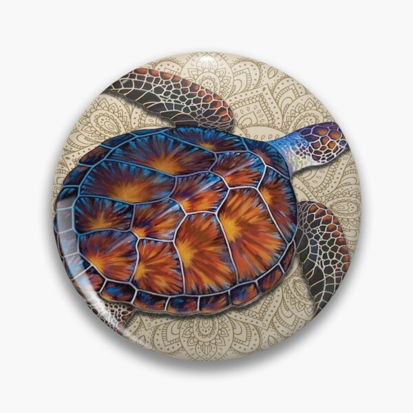Item preview, Turtle Vintage Mandala designed and sold by MatildaWatson.