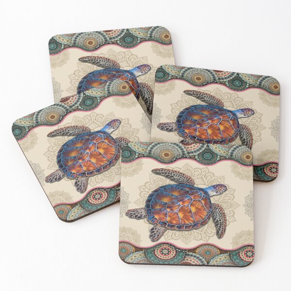 Item preview, Turtle Vintage Mandala designed and sold by MatildaWatson.