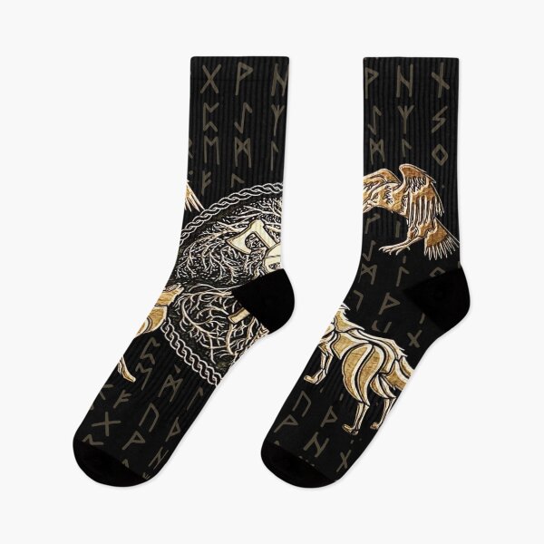 Item preview, Viking wolf and crows designed and sold by MatildaWatson.