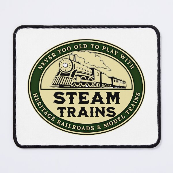 Item preview, Never Too Old To Play With Steam Trains, Heritage Railroads Model Trains designed and sold by TheTrainRoom.