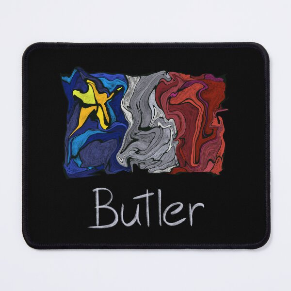 Item preview, Acadian Flag pastel liquid mosaic Butler - Drapeau acadien mosaïque liquide pastel vitrail Butler designed and sold by ColoursOfFrance.