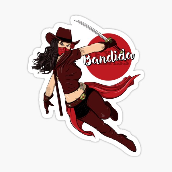 Texas Badass Bandida Sticker