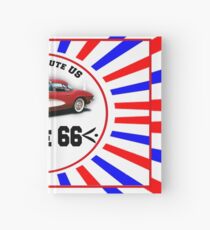 Route 66 vintage logo Hardcover Journal