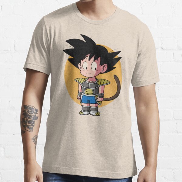 Funny Kid Goku Smiling Sneaker Dragon Ball Super Essential T