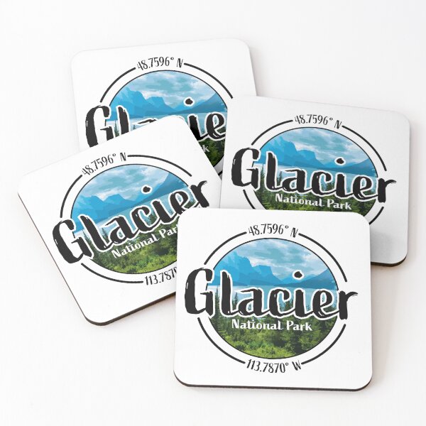 Item preview, Glacier Design with Latitude and Longitude designed and sold by Redneck Designs.