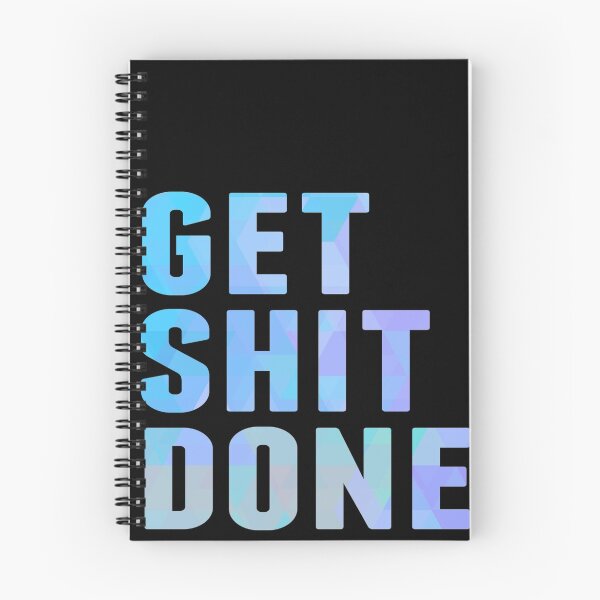 Item preview, Get Shit Done, Blue designed and sold by birchandbark.