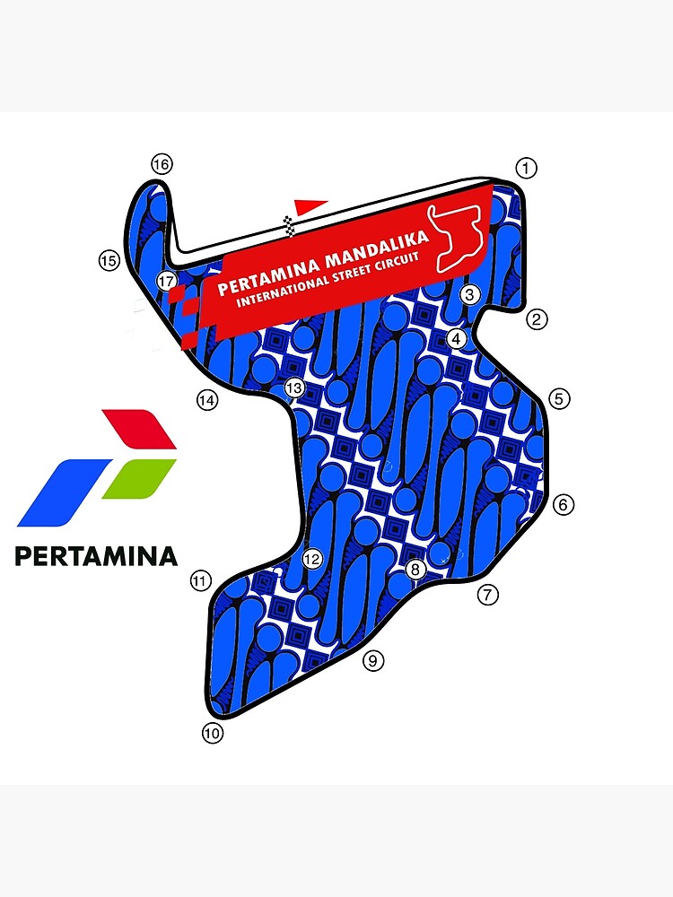 Póster «Circuito urbano internacional de Pertamina» de dsfsa Redbubble