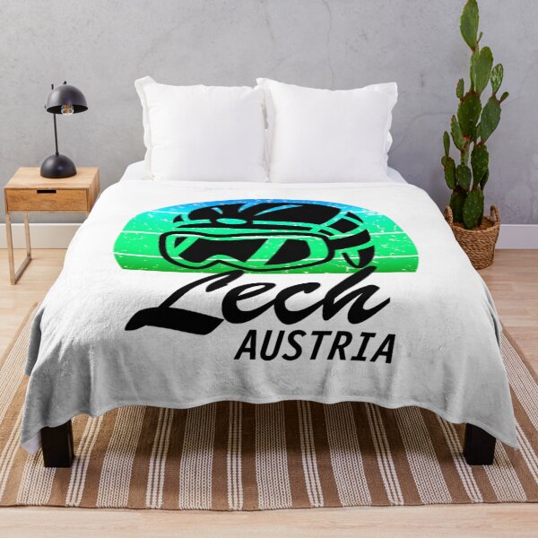 Item preview, Lech ski resort, austria snowboarding, cool retro sunset ski helmet, ski gift designed and sold by TEDGLOBALi.