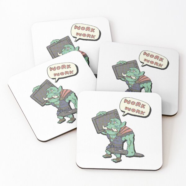 Item preview, work work orc designed and sold by lesliethegoat.