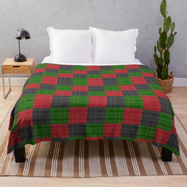 Item preview, Red Black And Green Block Pattern designed and sold by Nathan J Taylor Art.