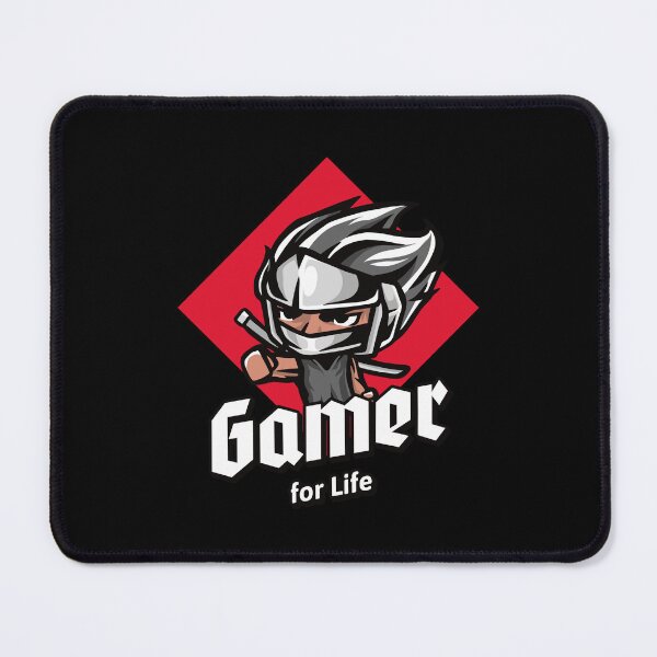 Item preview, Gamer for Life with Chibi Style Samurai designed and sold by PRIVARSHU.