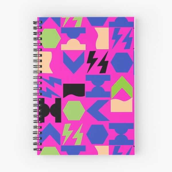 Item preview, Simple Shapes Hot Pink Mod Geometric Pattern designed and sold by Ferocious-Pear.