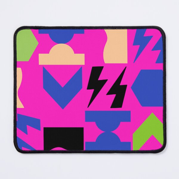 Item preview, Simple Shapes Hot Pink Mod Geometric Pattern designed and sold by Ferocious-Pear.