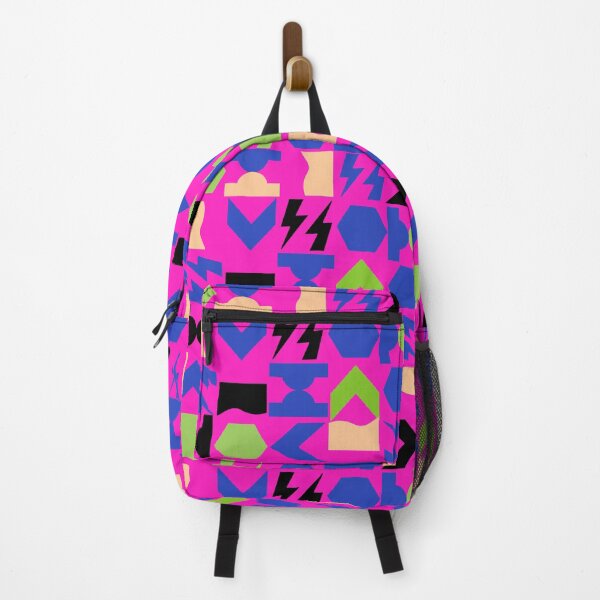 Item preview, Simple Shapes Hot Pink Mod Geometric Pattern designed and sold by Ferocious-Pear.