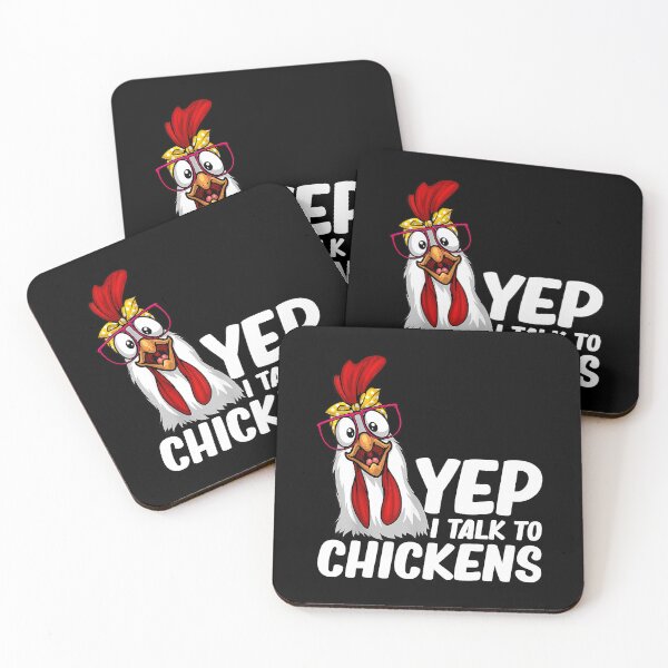 Item preview, Yes I Talk To Chickens Funny Chicken Farmer Lovers designed and sold by ericrichard059.