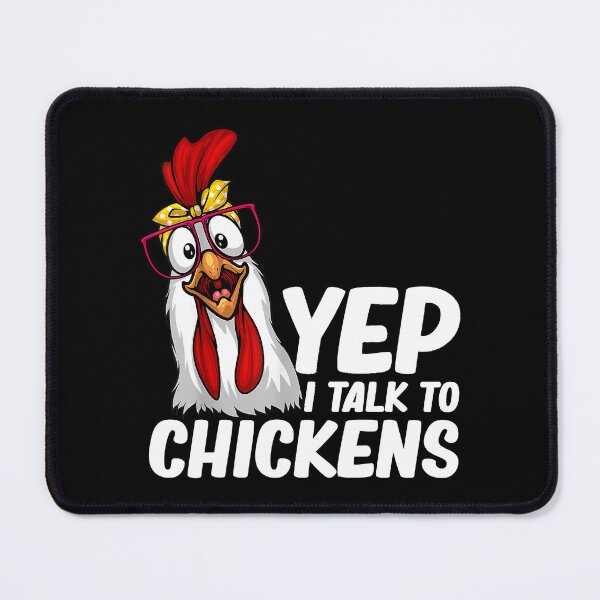 Item preview, Yes I Talk To Chickens Funny Chicken Farmer Lovers designed and sold by ericrichard059.